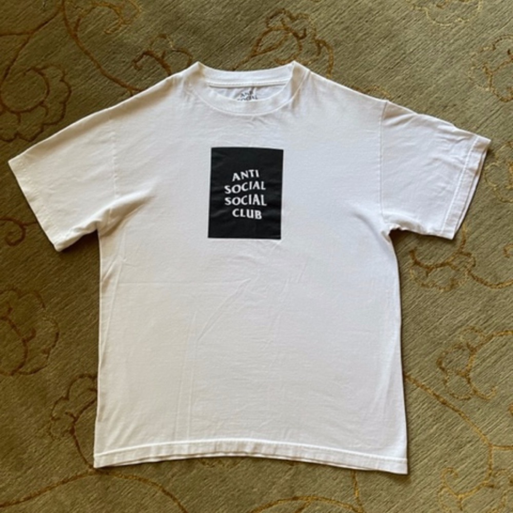 Anti Social Social Club White Mens T-shirt Size Medium